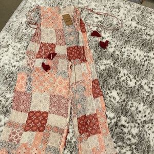 Hip Tie Flowy Swimsuit Cover Up Pants